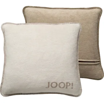 Dekorativní polštářek Biederlack JOOP! Melange Doubleface Natur-Sand polštář 50 x 50 cm Product: Bez výplně