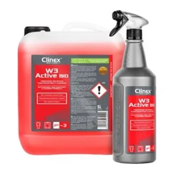 Clinex W3 Active Bio 5L, Příprava na mytí toalet a koupelen, AMTRA, 77-517