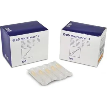 Injekční jehla Becton Dickinson Injekční jehla BD Microlance 100ks 23G 0,6 x 30 - modrá