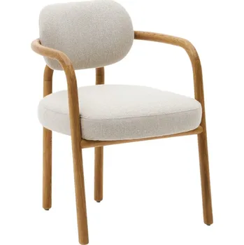 Jídelní židle Béžová čalouněná jídelní židle Kave Home Melqui