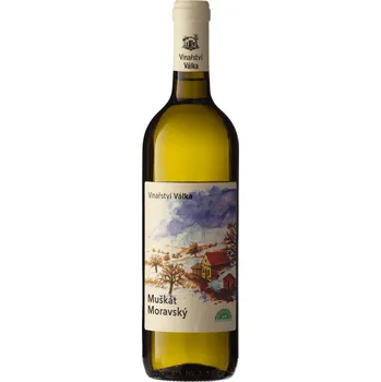 Muškát moravský 2022, zemské víno, Vinařství Válka, suché