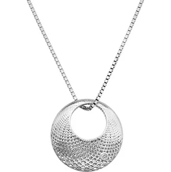 Náhrdelník Hot Diamonds Krásný stříbrný náhrdelník s diamantem Quest DP833 (řetízek, přívěsek) + 2 měsíce na vrácení zboží