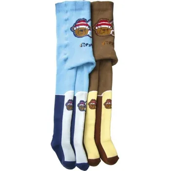 Novia Punčocháče Baby froté ZOO medvídek Barva: hnědá 1420, Velikost: 104-110