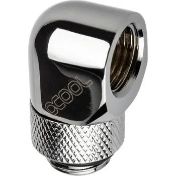 PC ventilátor Alphacool Eiszapfen Adapter 90 Grad G1/4 Zoll AG auf G1/4 Zoll IG úhlová spojka pro vodní chladič