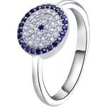 Stříbrný prsten se zirkony