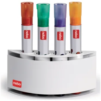 Magnetický držák na popisovače půlkruh Nobo, na 4 popisovače