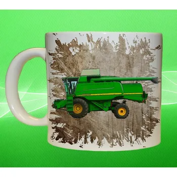 hrnek John Deere 9660 I 150ml (hrnek s kombajnem)