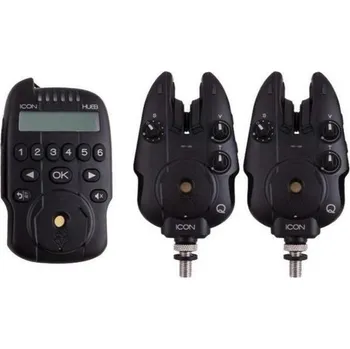 Signalizátor záběru Wolf sada hlásičů ICON Q 2+1 HUBB (WFIC019) (Zlatá střední cesta z řady hlásičů ICON, levnější, ale pořád neskutečně nabitý funkcemi! Sada dvou hlásičů a příposlechu HUBB.)