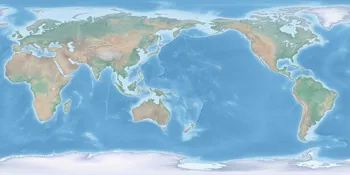 Mapa světa ARD02361 200 x 100 cm bez popisků
