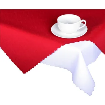 ubrus Ubrus teflonový červený obdélníkový cena od - 140 x 180cm