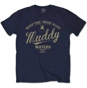 Pánské oblečení Merch Muddy Waters: Tričko Keep The Blues Alive M