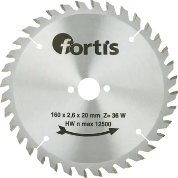 Pilový kotouč Kotouč pilový 160x2,8x20mm Z36W HW Fortis