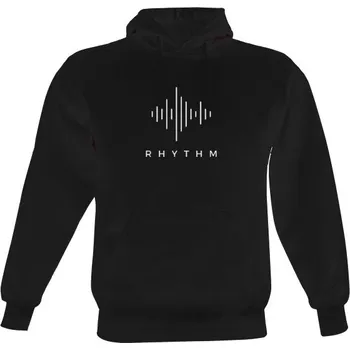 Pánská mikina Pánská mikina s kapucí s potiskem Rytmus pánské