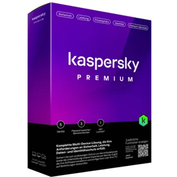 Antivir Kaspersky Premium, 1 zařízení, na 1 rok