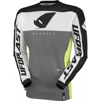Moto dres GENESIS 4537-EK černo-šedý off-road dres UFO - XXL