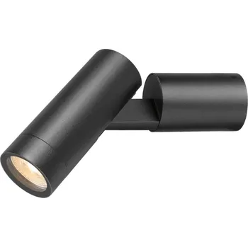 Nástěnné svítidlo BIG WHITE (SLV) S-TUBE nástěnné přisazené svítidlo, kulaté, GU10, 1x max. 10 W, černá 1007653