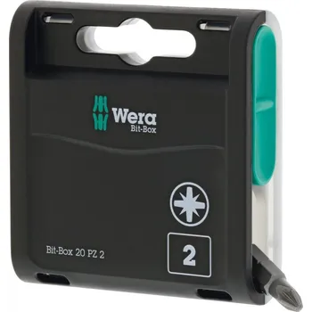 Bit Box s bity 20H, 20 ks. Bity PZ2x25mm Wera 05057760001