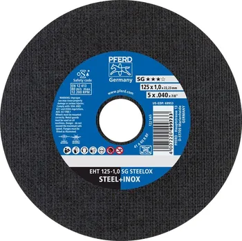 Brusný kotouč Kotouč řezný rovný A60RSG-INOX 115x1mm PFERD