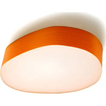 LZF Zaoblené dřevěné svítidlo pro nástěnnou či stropní montáž Guijarro LED Rozměr: 190 mm x 290 mm x 95 mm, Dekor: Oranžový G2 A LED DIM0-10V 25 Zaoblené dřevěné svítidlo pro nástěnnou či stropní montáž Guijarro LED