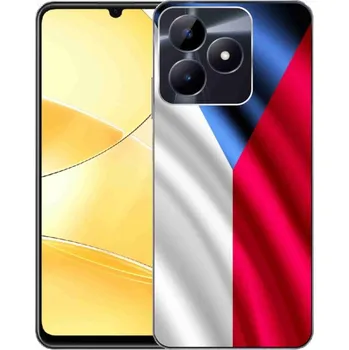 Vlajka Gelový kryt mmCase na Realme C51/C53 - česká vlajka