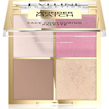 Bronzer Eveline Cosmetics Wonder Match multifunkční paleta 4 v 1 odstín 01 10,8 g