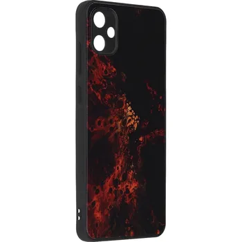 Pouzdro na mobilní telefon Kryt Samsung A05 pevný Red Nebula (obal neboli pouzdro na Samsung A05)