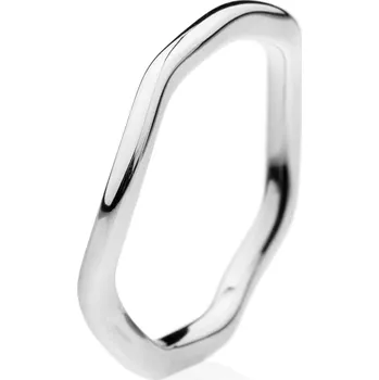 Prsten franco bene Deformovaný prsten - stříbrný | 320 Velikost prstenu: 6 (52 mm)