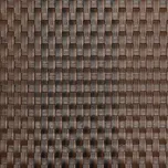 Umělý ratan - černo-hnědá, výška 1 m (Ratanová rohož z technoratanu)