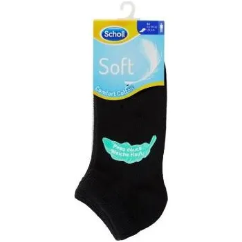Pánské ponožky SCHOLL Ponožky pánské Soft NOS 2 pack kotníkové černá M(39-42)