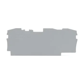 Rozvaděč Koncová bočnice a separátor Tloušťka 1 mm šedá WAGO 2006-1391