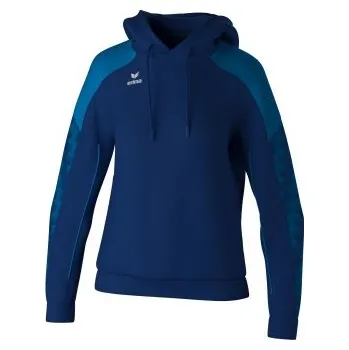 Dámská mikina Erima ERIMA EVO STAR MIKINA PŘES HLAVU S KAPUCÍ - DÁMSKÁ - Tmavě modrá/Světle modrá - 42 - doprava zdarma