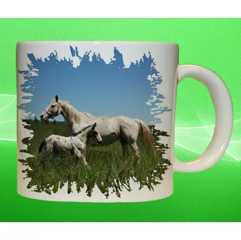 hrnek s koněm kůň XVI