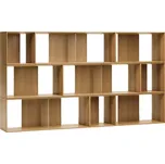 Set devíti dubových modulárních polic Kave Home Litto