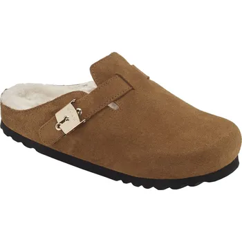 Dámská zdravotní obuv Scholl GRACE dámská domácí zdravotní obuv barva hnědá cognac 40