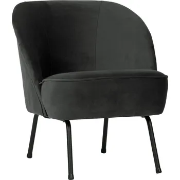 Křeslo WOOOD Černě sametové křeslo Tergi