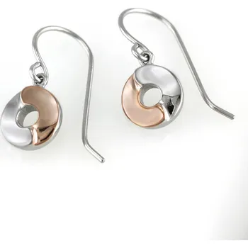 Souprava šperků Nerezové náušnice 7514 - dvoubarevné - SER.7514