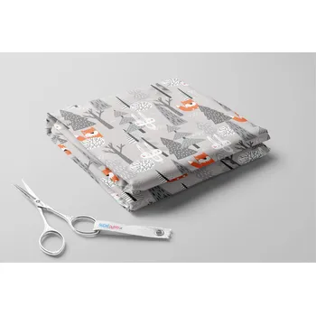 Softshell s beránkem, Lišky a zajíc v lese Barva: Šedá