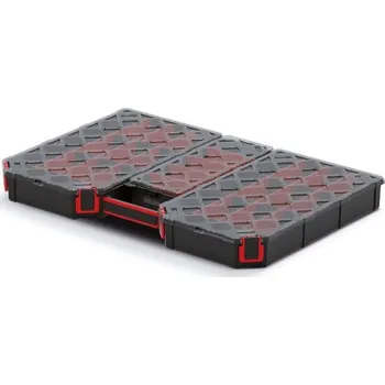 Skříňka na nářadí Organizér TAGER CARBO PLUS s polykarbonát. víkem (přepážky) 577