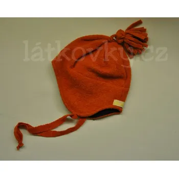 Čepice Disana Čepička flaušová vel. 2 červená