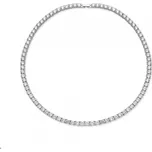 Olivie Stříbrný tenisový 50cm/5mm náhrdelník 7293 Ag 925; ≤43 g.