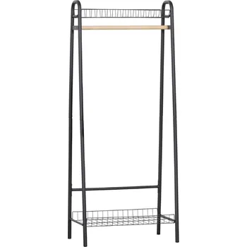 Věšák WOOOD Černý kovový věšák Jovich 167 cm