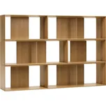 Set šesti dubových modulárních polic Kave Home Litto II.