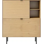 Dubový botník Somcasa Tulsa 100 x 35 cm