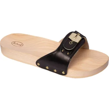 Dámská zdravotní obuv Scholl PESCURA FLAT- dámské prémiové zdravotní pantofle barva černá černá 42