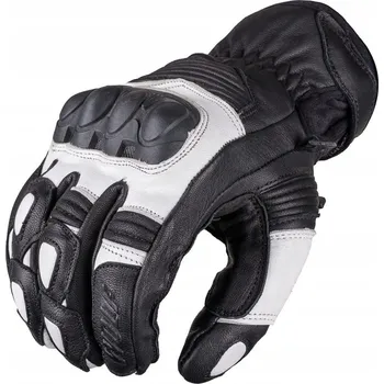 Moto rukavice Wolf Bandit White Kožené rukavice na motorku - Velikost 2XL