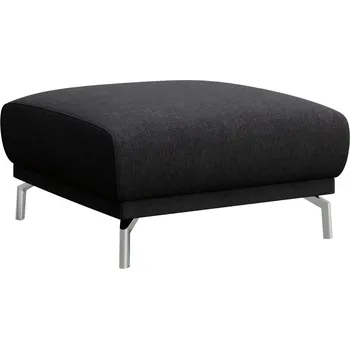 Taburet Tmavě šedá látková podnožka MESONICA Puzo I.