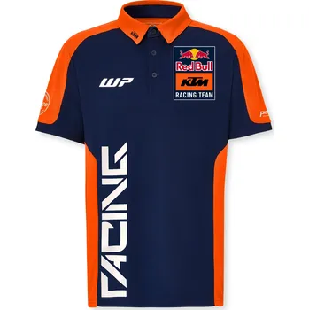 Pánské tričko KTM polo triko REPLICA TEAM Redbull 24 navy/orange - XL