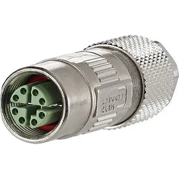 Datový kabel METZ CONNECT Průmyslový konektor M12 8pin (F), kód X, kat. 6a, IP67 (MMF881A315) - 21.16.8800