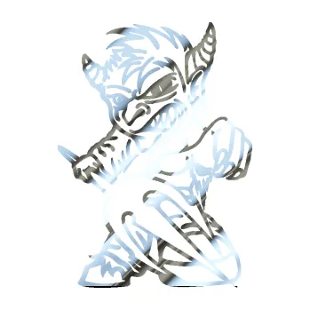 Samolepicí dekorace na vozidlo Čert 006 levá s vidlemi (80 - chrom fólie stříbrná zrcadlová) SAMOLEPKA NA AUTO, NÁLEPKA, FÓLIE, POLEP, TUNING, VLASTNÍ TEXT, TISK, AUTOSAMOLEPKY.cz, POLEPY, OBRÁZEK, LOGO, 3D STICKERS