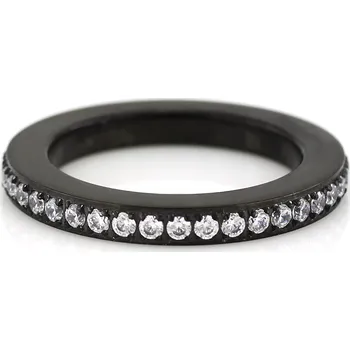 Souprava šperků Nerezový prsten 7522 (velikost 56) - černý - SRI.7522.. size56